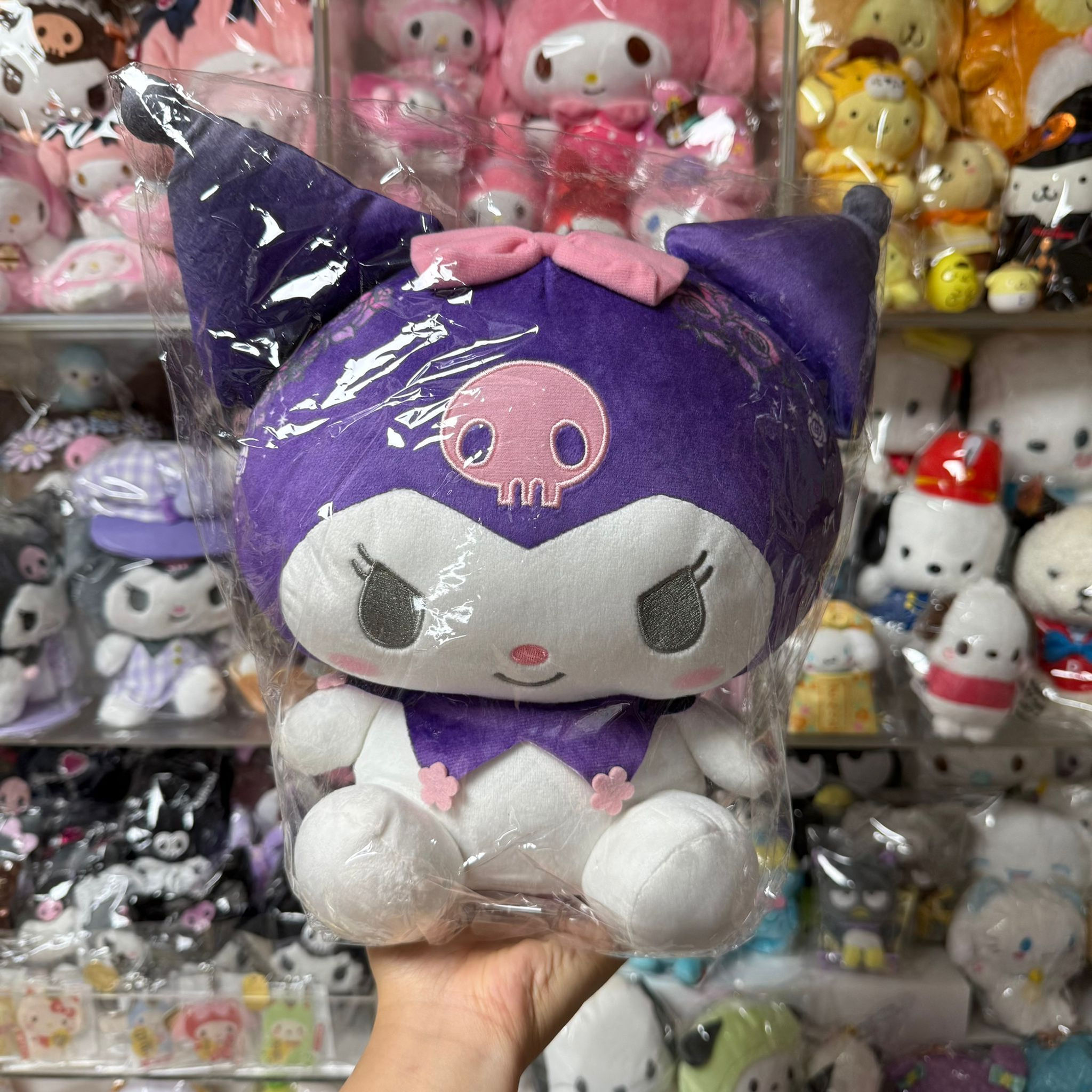 Sanrio Characters 玫瑰花系列 大公仔擺設 - Kuromi 可羅米 