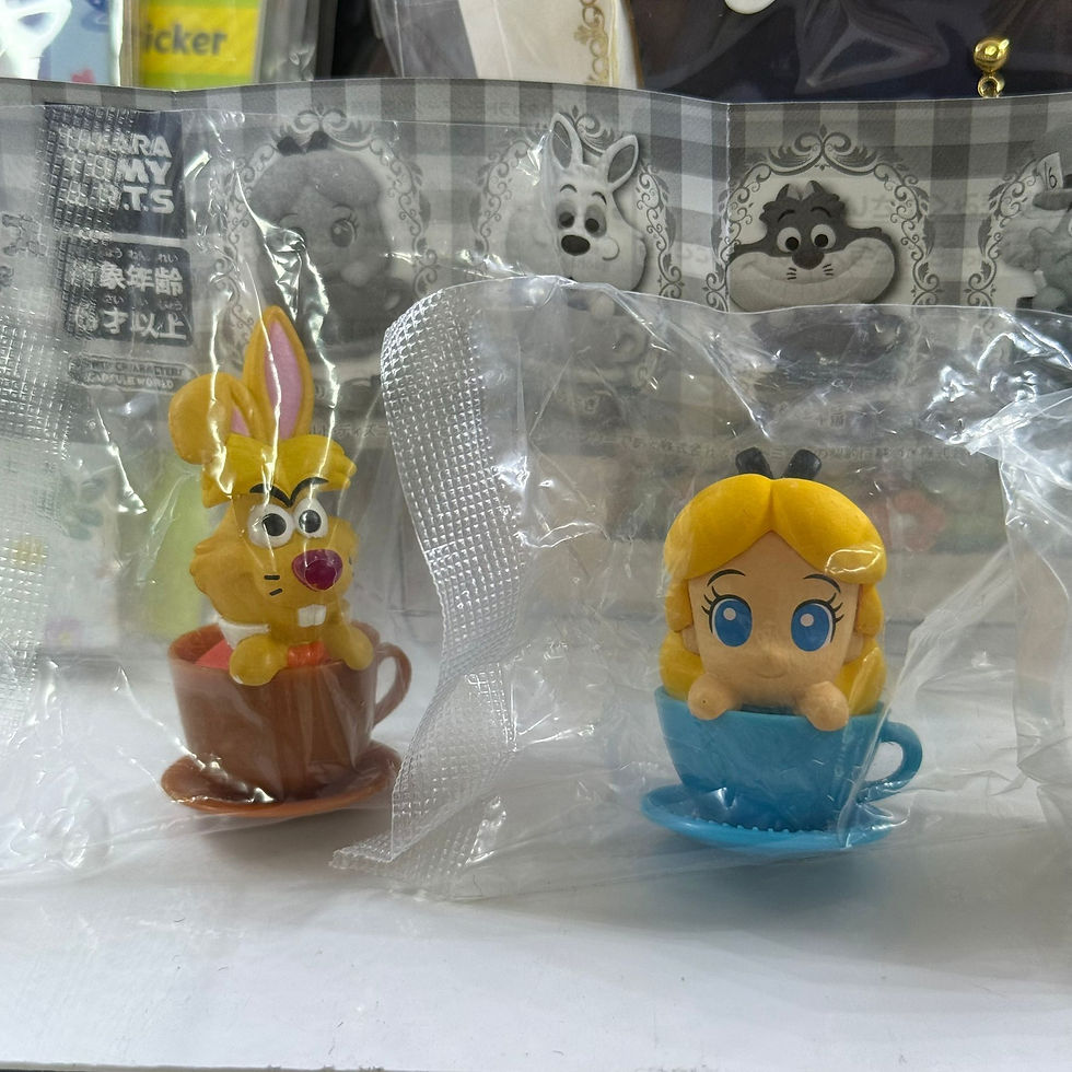 縮圖：日版 Disney Alice in the Wonderland Cupping Wonderland 咖啡杯系列 扭蛋 擺設 公仔