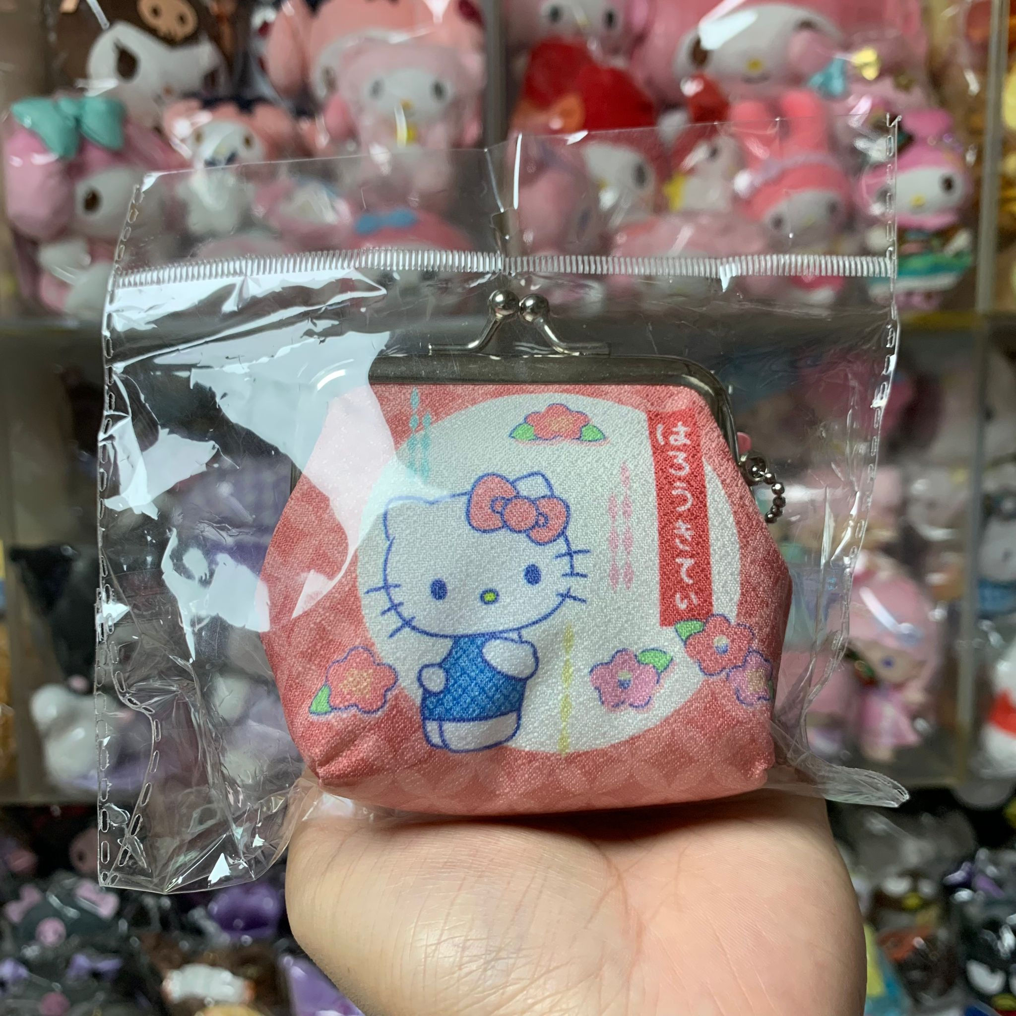 Sanrio Characters Hello Kitty - 和風 口金包 / 散子包 / 小物收納袋 / 收納袋