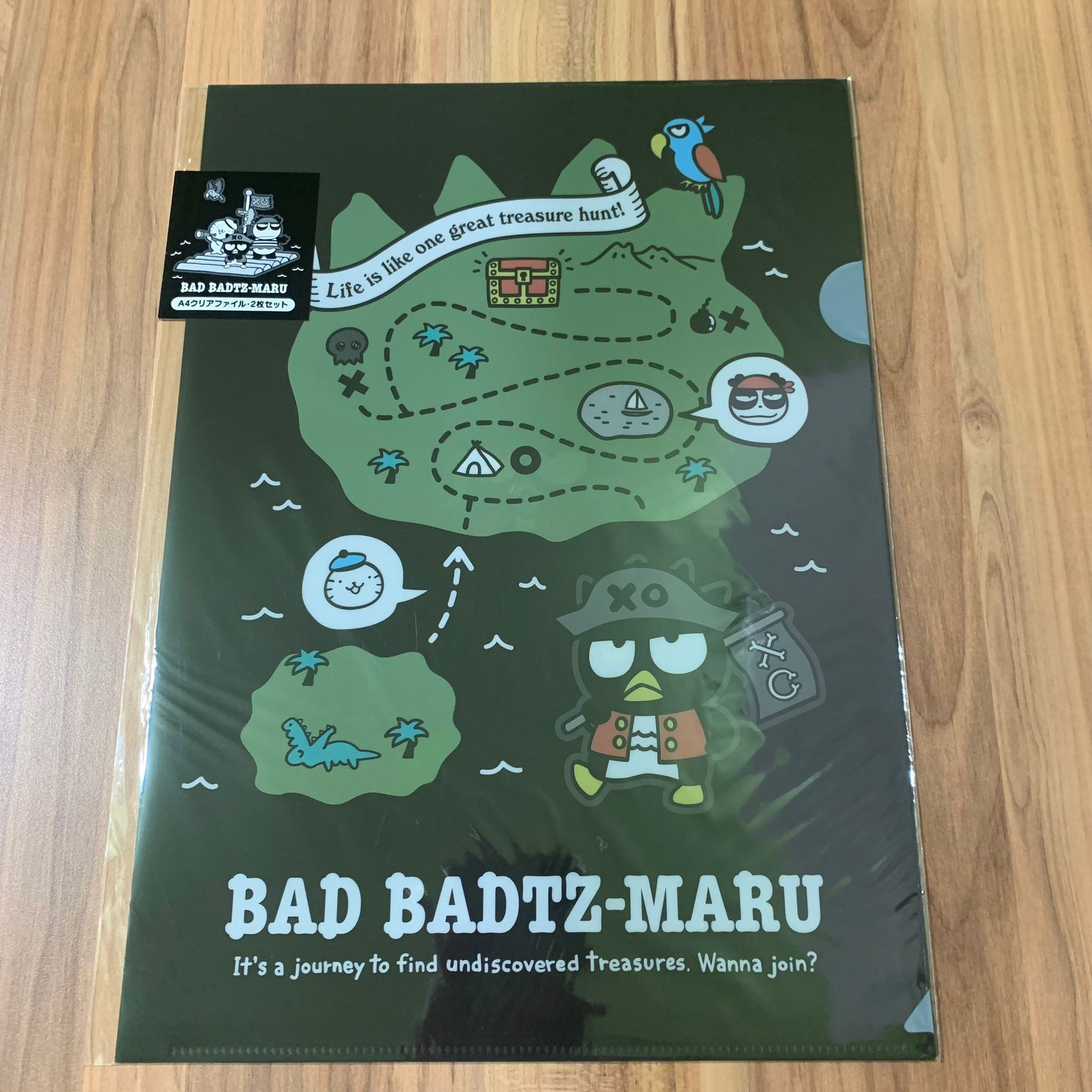 Sanrio 海盜系列 A4 File - XO Bad Badtz-Maru