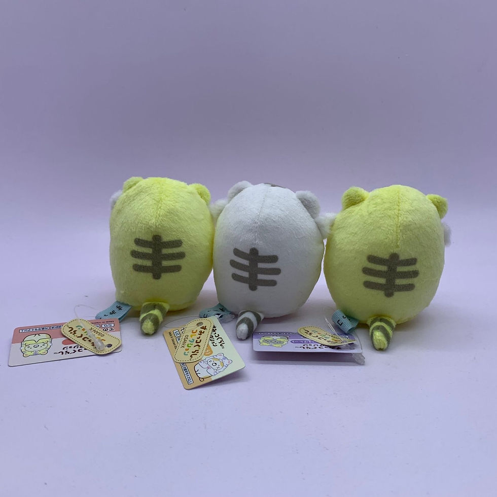 縮圖：Sumikko Guarshi 角落生物 2022年虎年 扮老虎系列 手玉 公仔 - 貓咪 + 花貓 + 灰貓 手玉set