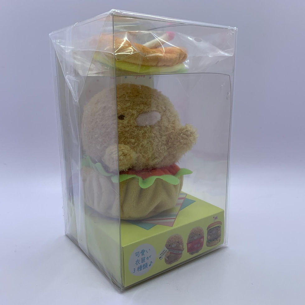 縮圖：Sumikko Gurashi 角落生物 中Size 公仔 擺設 炸物系列 - 炸豬扒 (可換衫公仔套裝)