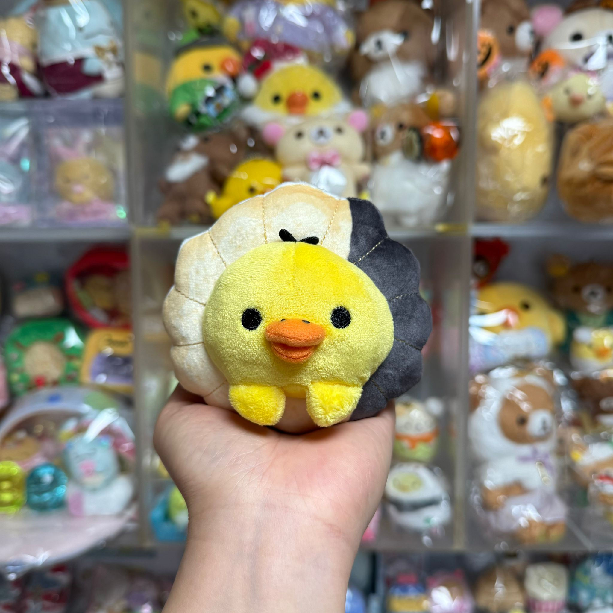 Rilakkuma 鬆弛熊 x Mister Donut 聯乘系列 公仔掛飾 - 鼻窿雞
