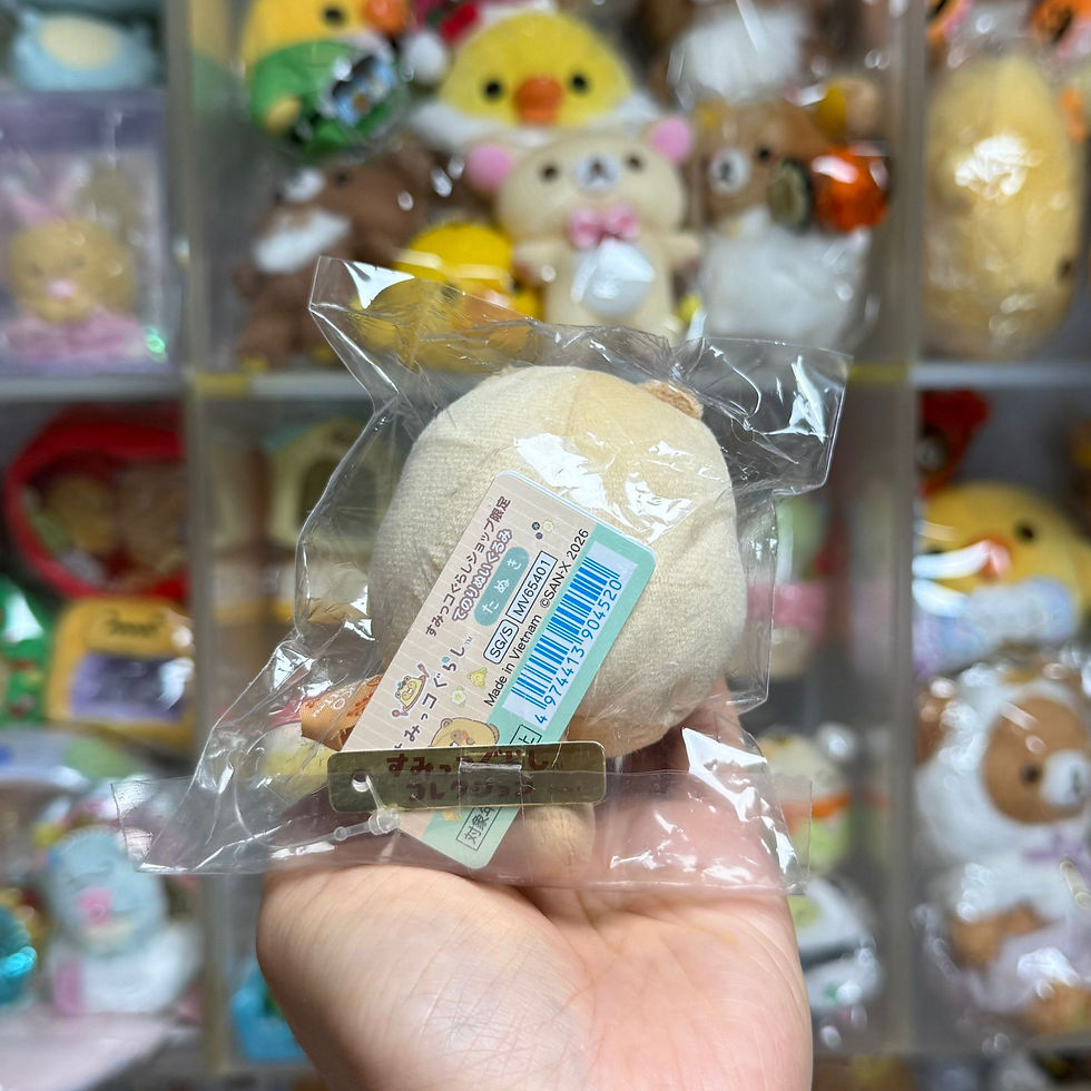 縮圖：Sumikko Gurashi 角落生物 店舖限定 為食系列 細手玉公仔 - 狸貓