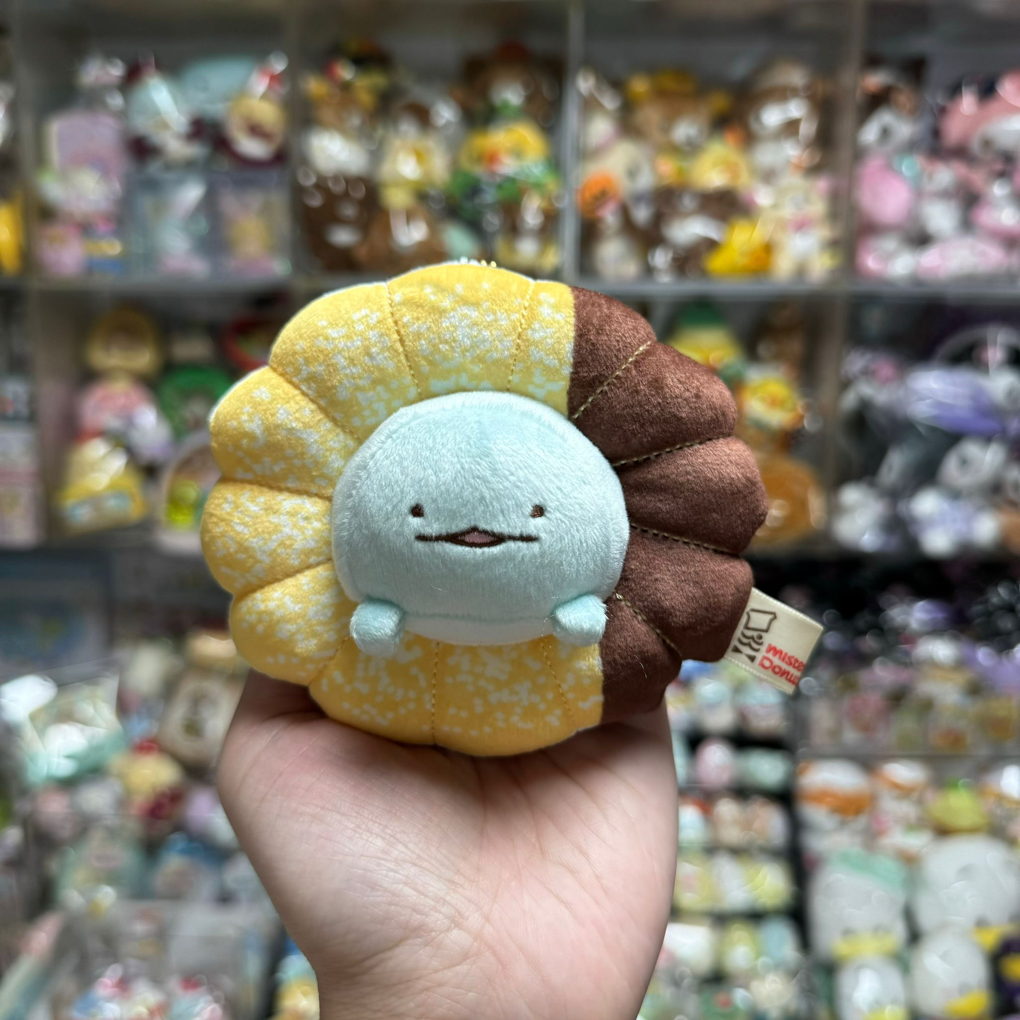 Sumikko Gurashi 角落生物 x Mister Donut 冬甩系列 中Size掛飾公仔 - 恐龍