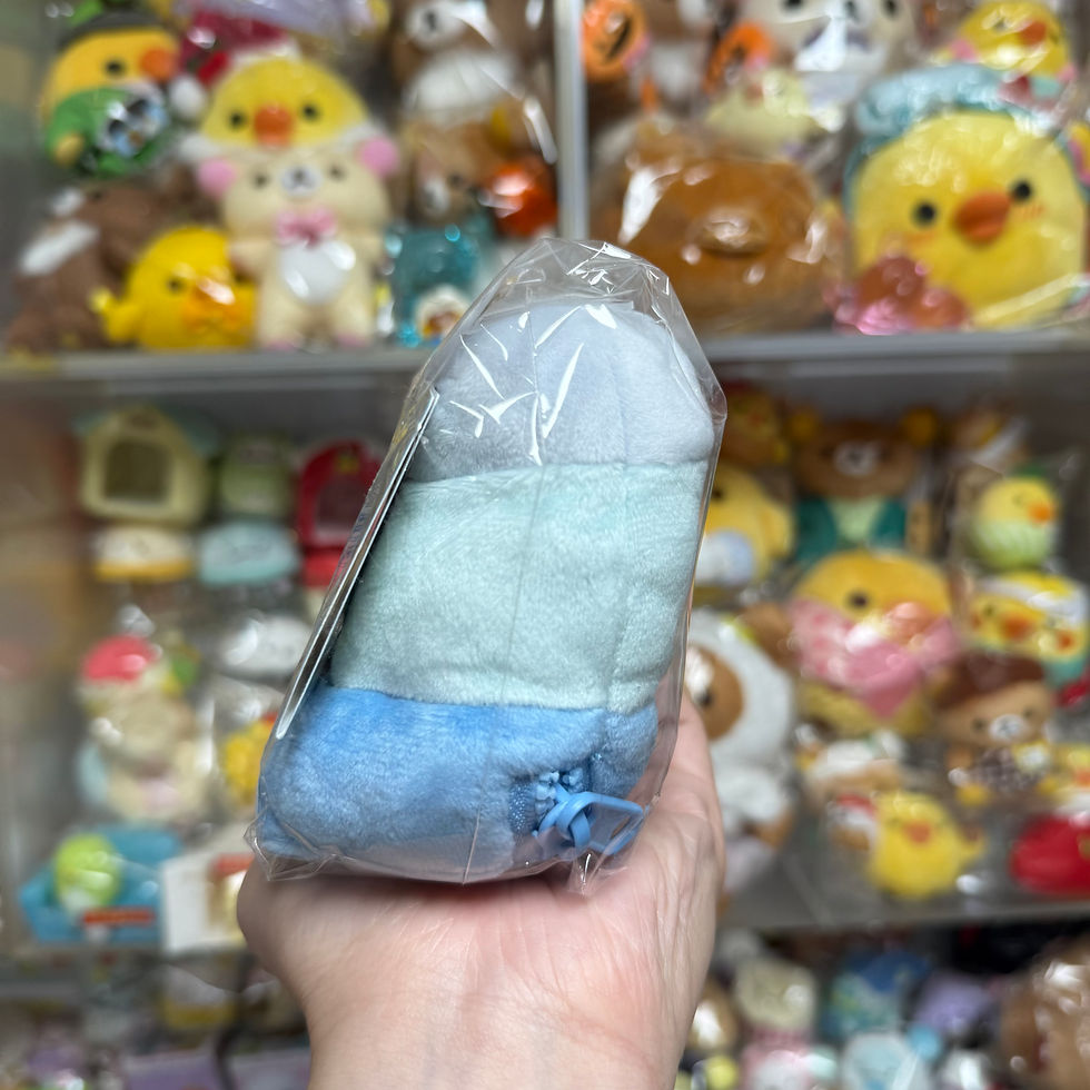 縮圖：Sumikko Guarshi 角落生物 扮雀系列 - 恐龍 中size 公仔 可反轉變雀蛋 (絕版 中古)