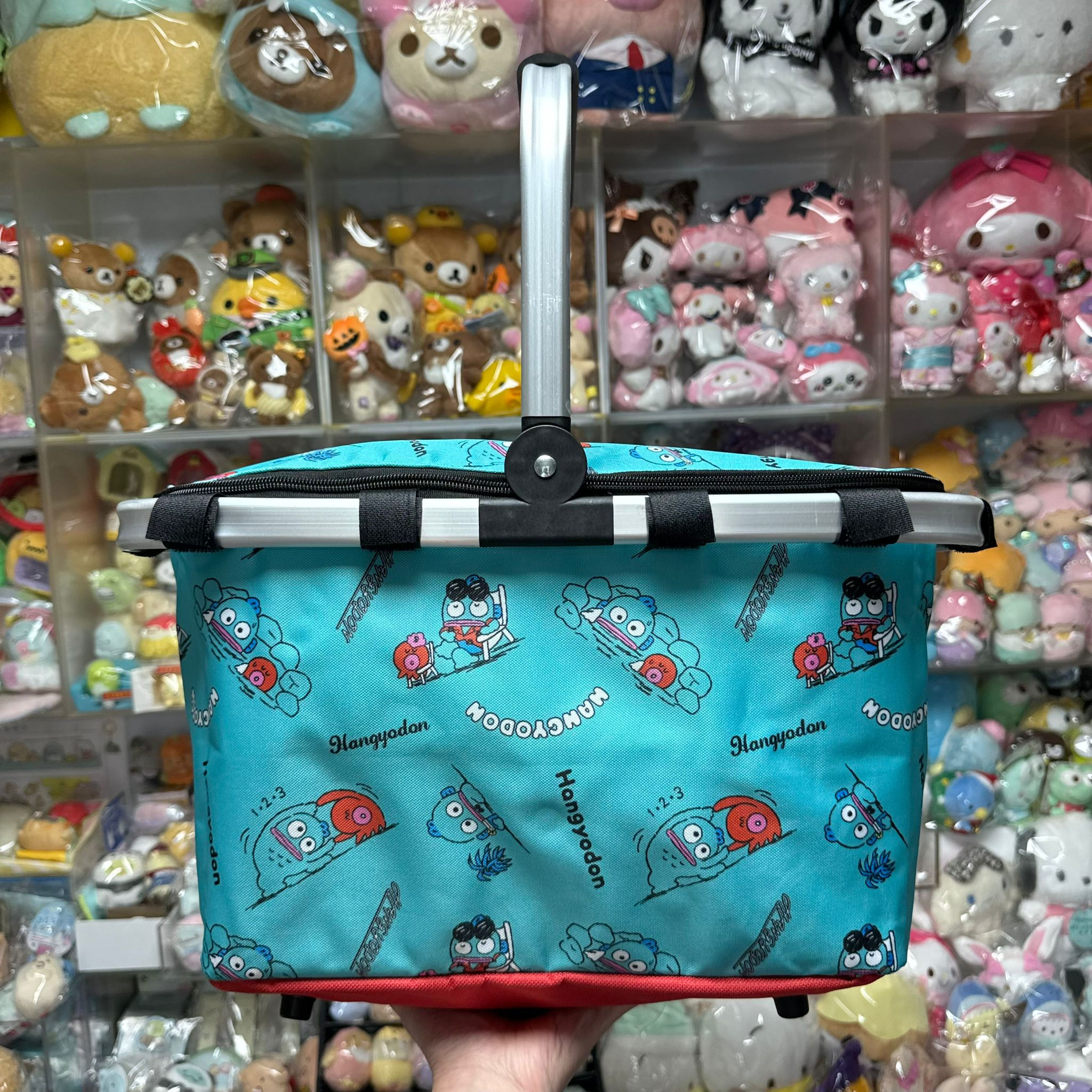 Sanrio Characters Hangyodon 水怪 保溫 手提籃 (可摺式)