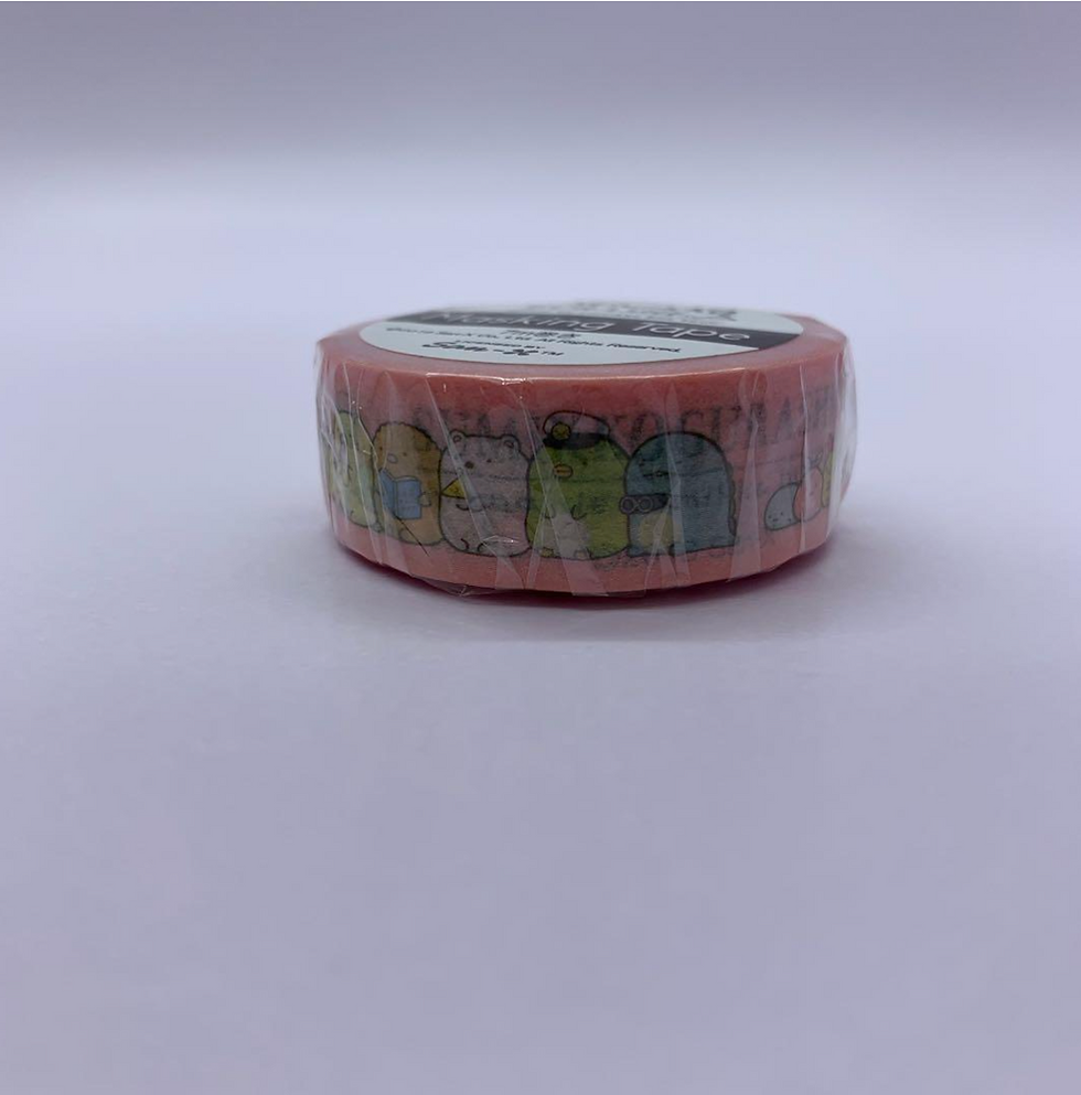 縮圖：Sumikko Gurashi 角落生物 展覽 限定 粉紅色 Masking Tape MT 膠紙