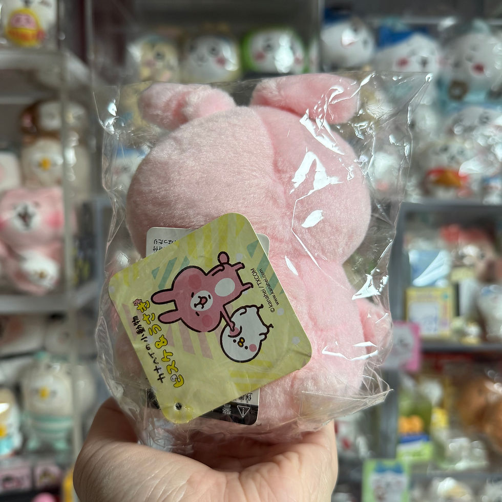 縮圖：Kanahei’s Small Animals 卡娜赫拉的小動物 Piske & Usagi 粉紅兔兔 P助 堅定眼神 公仔 擺設