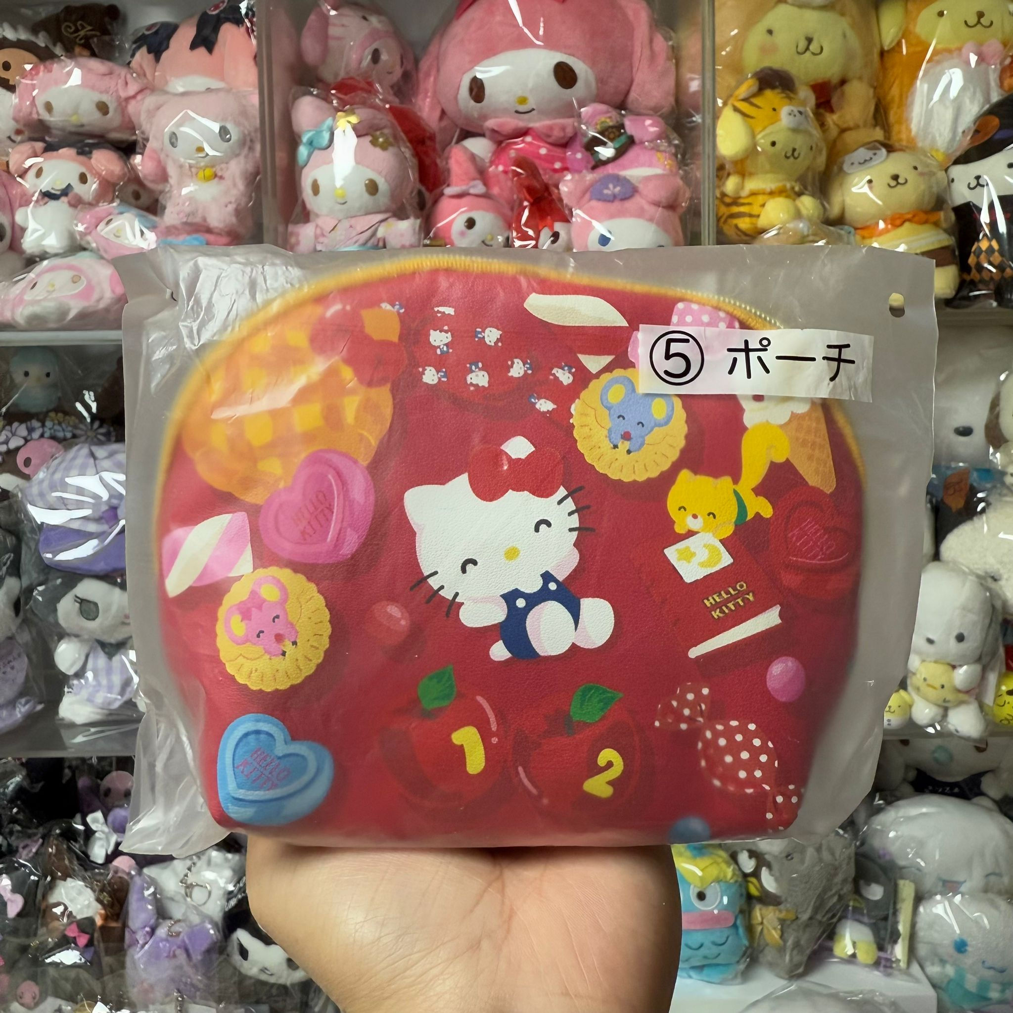 Sanrio Characters Hello Kitty 50周年 一番賞 - 5號 拉鍊袋 / 化妝袋 / 小物收納袋