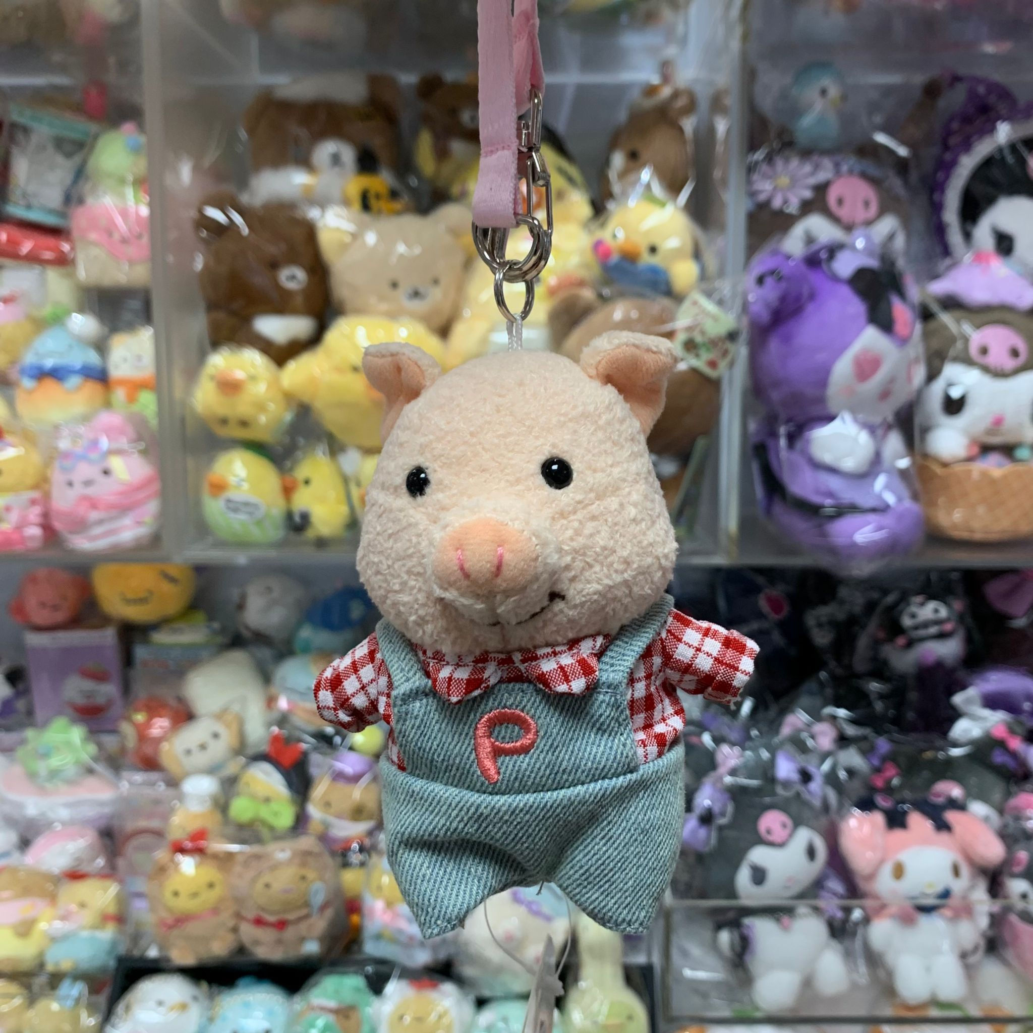 Puton Pig ぷーとん 農夫造型 掛飾公仔