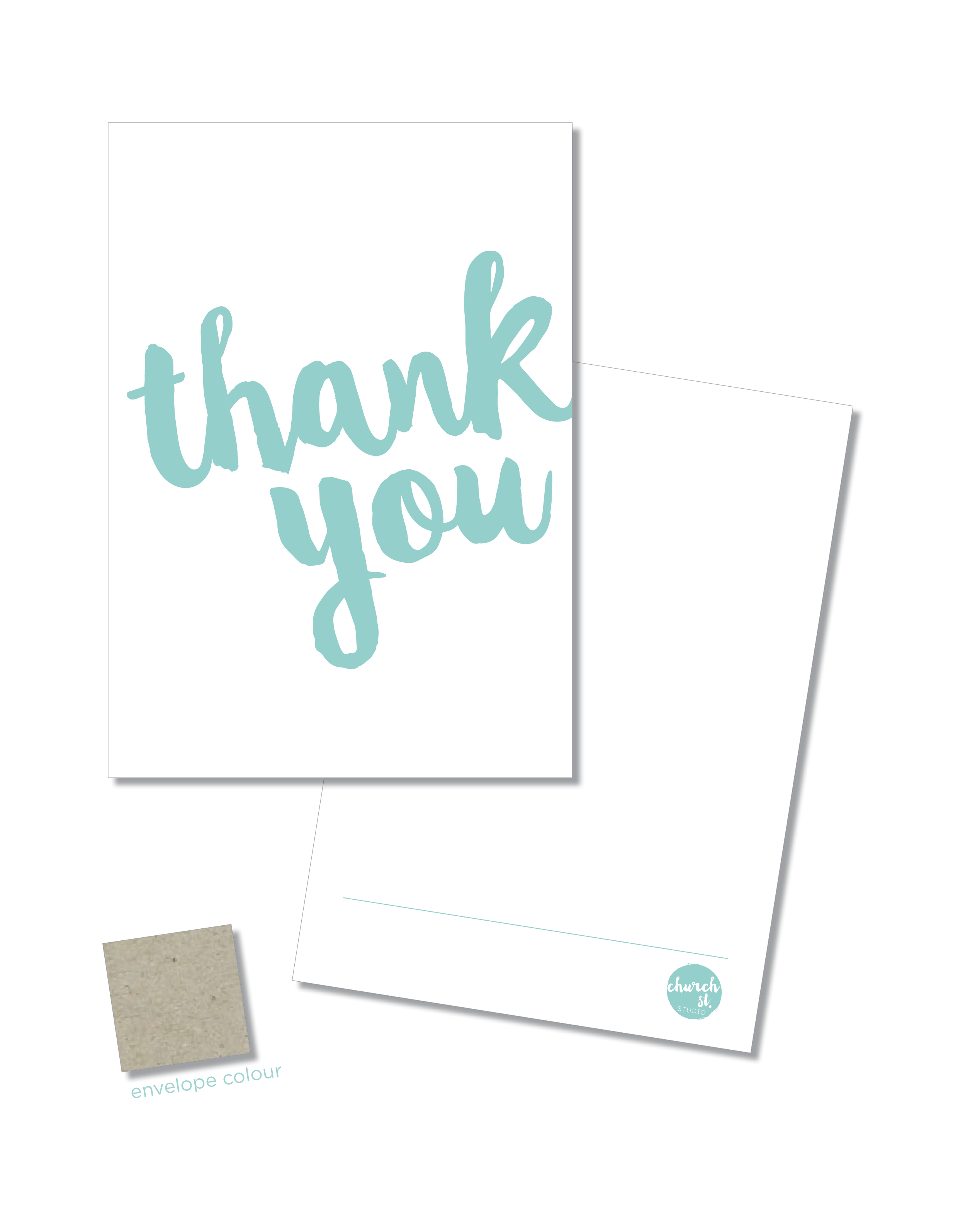 NOTECARD 'Thank you'