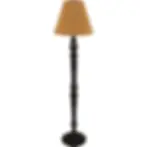 Wilmont Black Floor Lamp (Shade Style Varies)