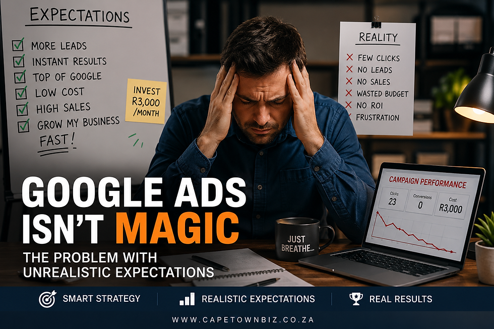 Google Ads Isn’t Magic — The Problem with Unrealistic Expectations