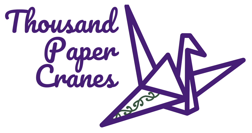 Thousand Paper Cranes logo_by MM_coloured on transparent_edited