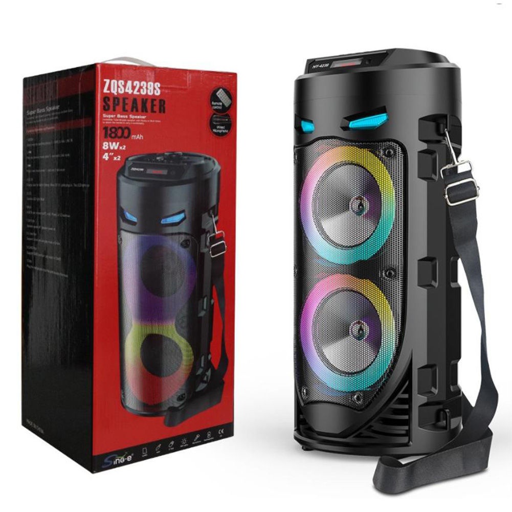 Spraker Wireless Stereo Speaker with Double Subwoofer Deep