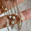 Thumbnail: Victorian 9ct 34" Pearl Station Chain