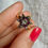 Thumbnail: Victorian 9ct Ruby and Diamond Star Ring