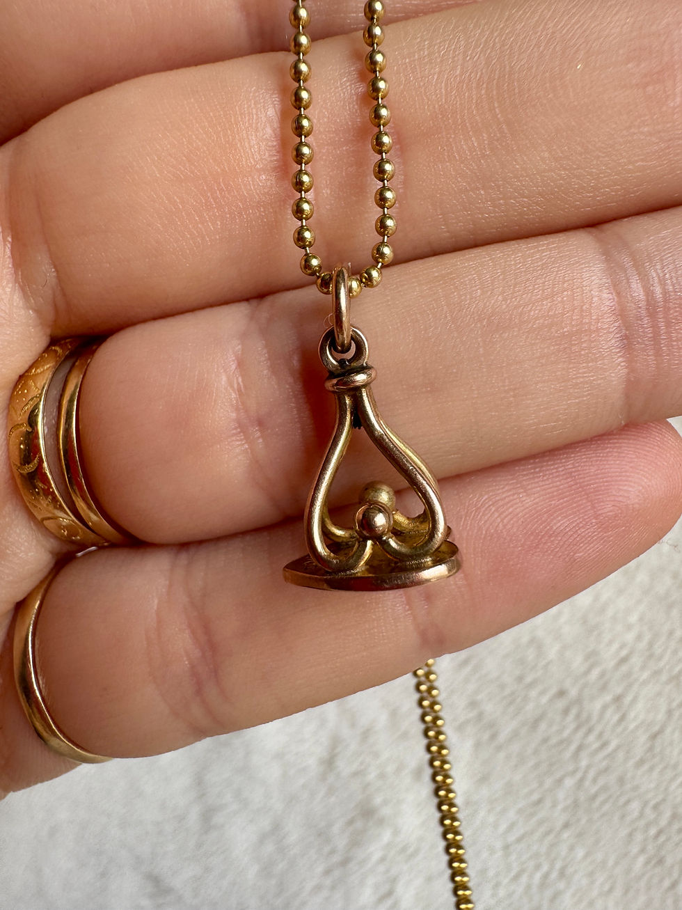 Victorian 9ct Fob Heart Pendant