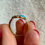 Thumbnail: Victorian 15ct Pearl and Turquoise Witches Heart Ring