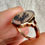 Thumbnail: Edwardian 15ct Dendritic Agate Ring