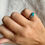 Thumbnail: Victorian 15ct Pearl and Turquoise Witches Heart Ring