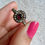 Thumbnail: Georgian 9ct Garnet and Pearl Ring
