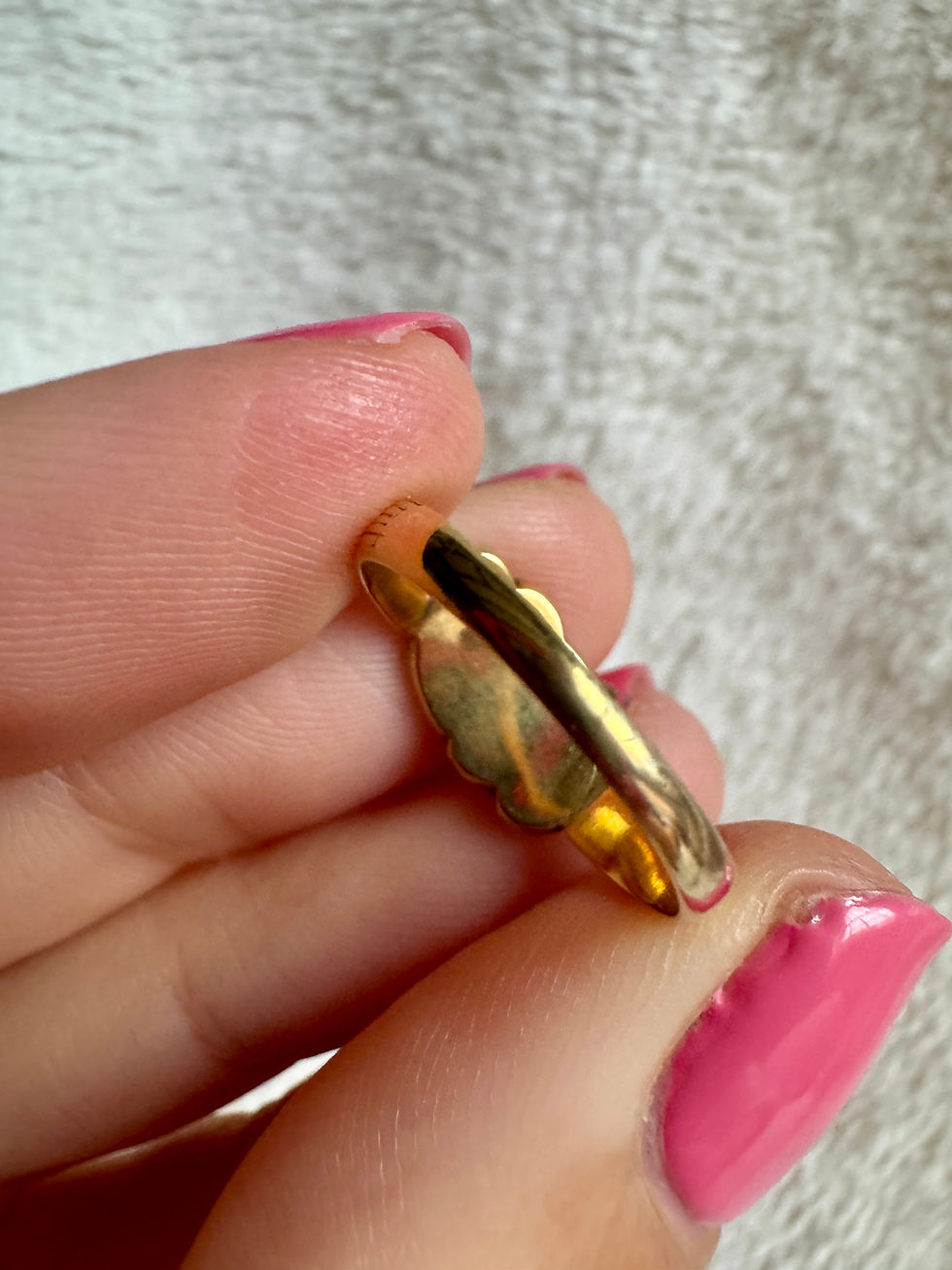 Thumbnail: Victorian 15ct Pearl and Turquoise Witches Heart Ring