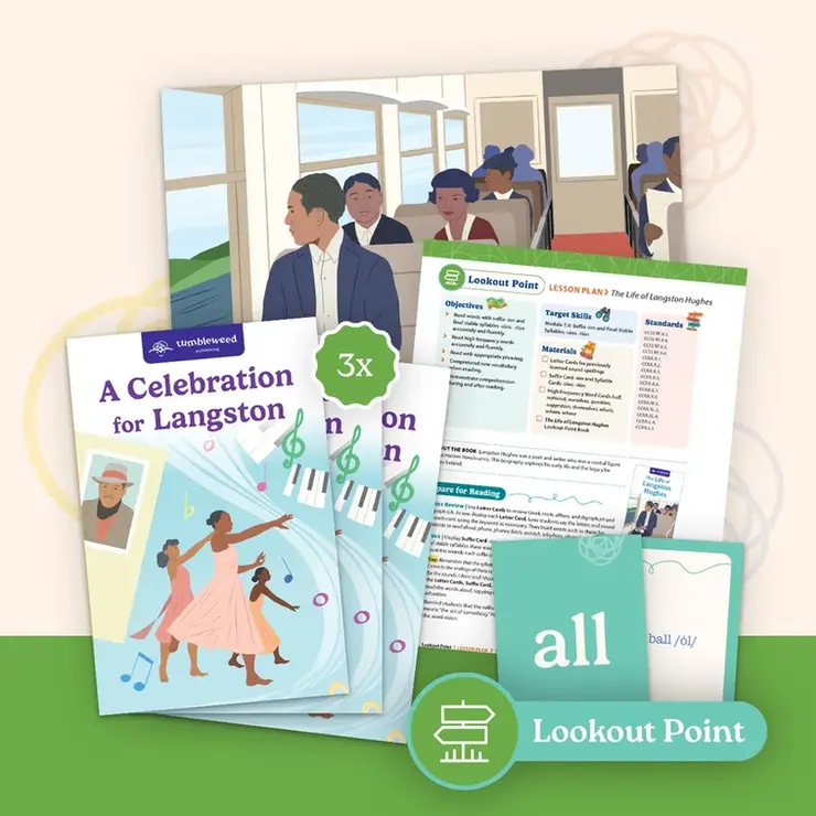 Diverse literacy readers and curriculum guides displayed clearly.