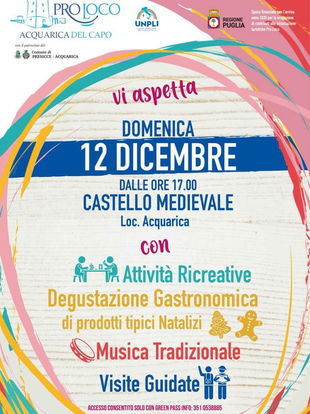 18/12/2021 - Attività ricreative, degustazioni, musica e visite guidate
