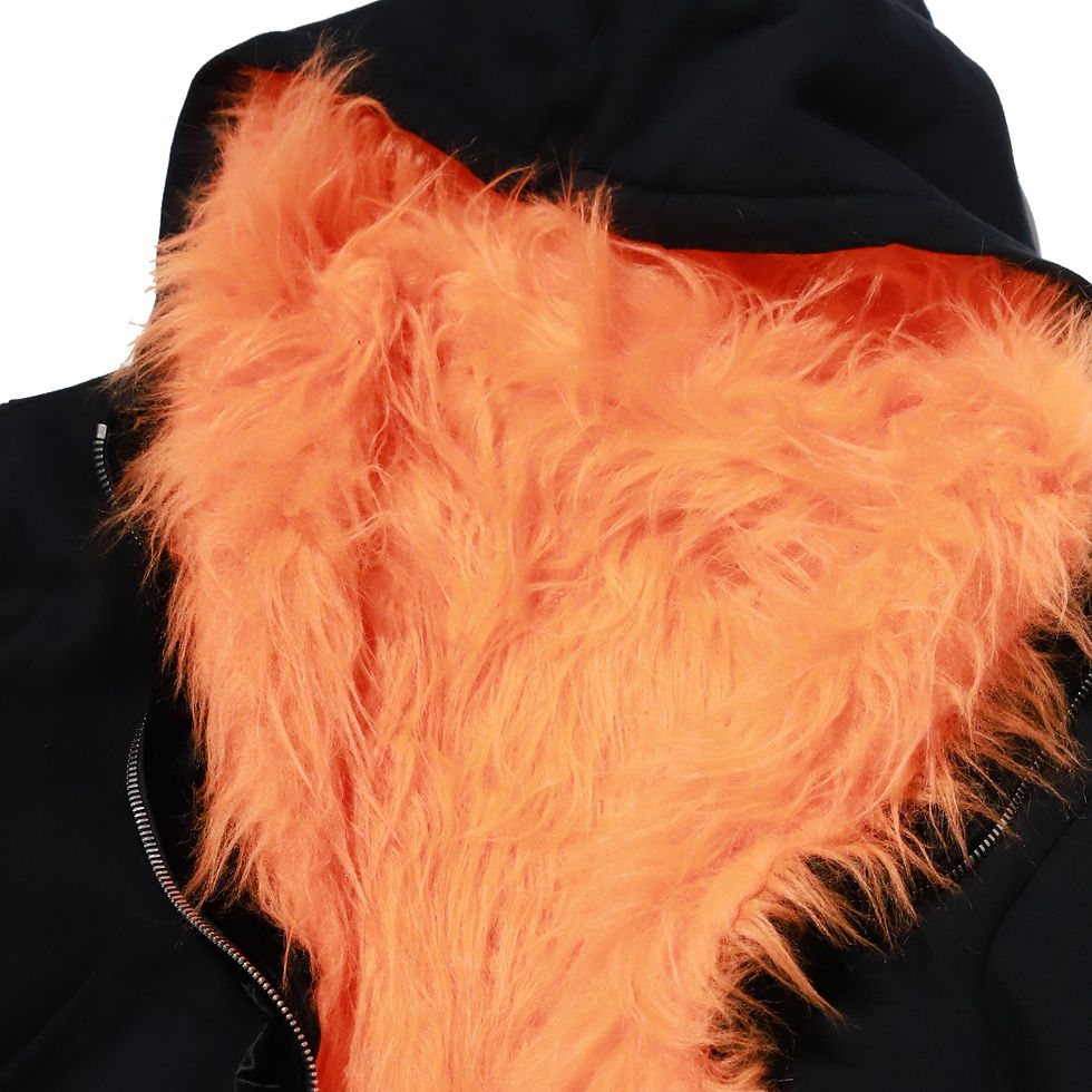 サムネイル： CAVIALE / FUR LINED HOODIE REVERSIBLE