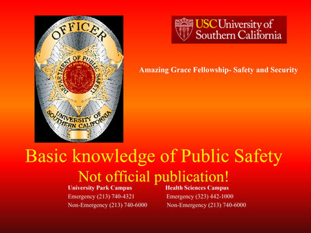 Basic Crime Prevention 2021 USC