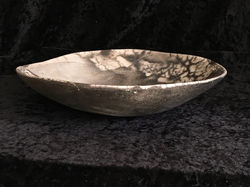 RAKU NAKED SHALLOW BOWL