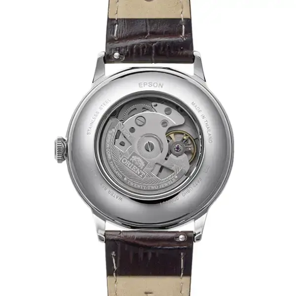 Thumbnail: Orient Classic Bambino RN-AC0032V Men’s Purple Dial Automatic Watch