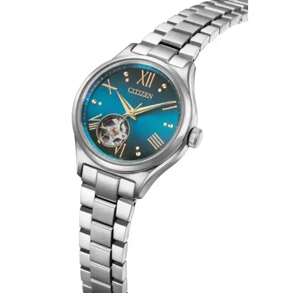 Thumbnail: Citizen PC1010-52L Kin Bi Ju Limited Edition Ladies’ Mechanical Blue Dial Watch