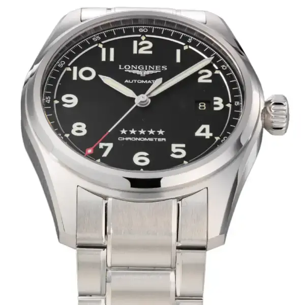 Thumbnail: Longines Spirit Black Dial Automatic Stainless Steel Men's Watch L3.811.4.53.9