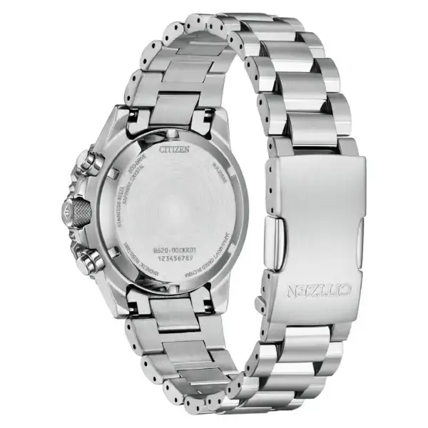 Thumbnail: Citizen Sky Series Eco‑Drive Chronograph Timepiece Men's Watch CA4660‑61A Silver