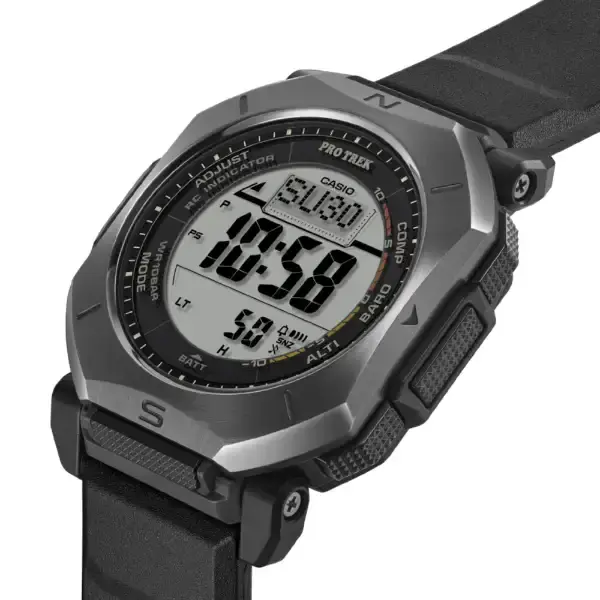 Thumbnail: Casio PRO TREK PRW-69Y-1JF Climber Line Black Solar Radio-Controlled Watch