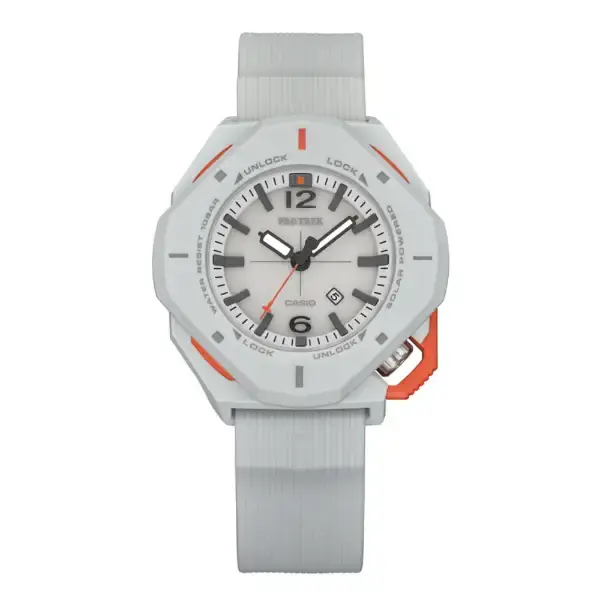 Thumbnail: Casio PRO TREK PRJ-01AE-7JR White Solar-Powered Outdoor Adventure Watch