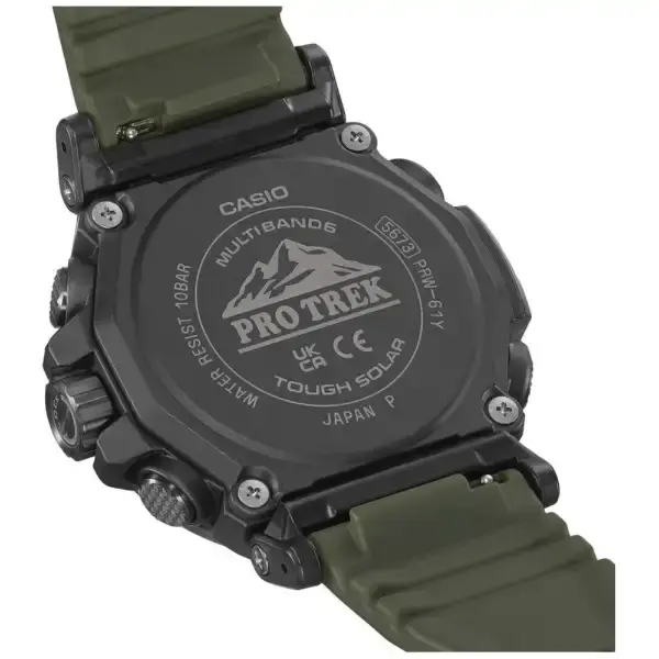 Thumbnail: Casio PRO TREK PRW-61Y-3JF Climber Line Solar Radio-Controlled Outdoor Watch