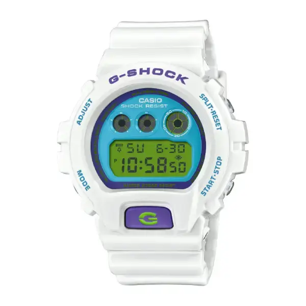 Casio G-SHOCK DW-6900RCS-7JF Digital Watch Blue Dial