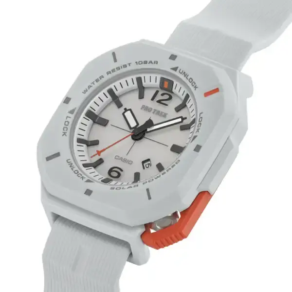 Thumbnail: Casio PRO TREK PRJ-01AE-7JR White Solar-Powered Outdoor Adventure Watch