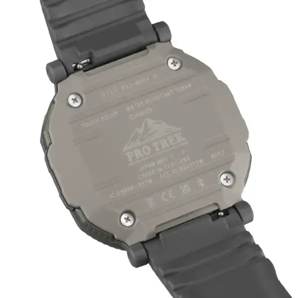 Thumbnail: Casio PRO TREK PRJ-B001-1JF Hiker Line Charcoal Gray Bluetooth Solar Watch