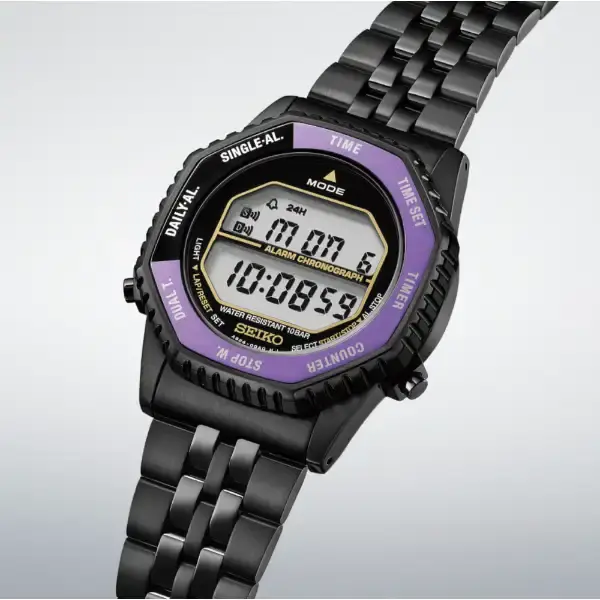 Thumbnail: Seiko Selection HFL001P Purple Dial Quartz 145th Anniversary Limited Edition