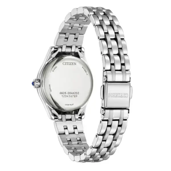 Thumbnail: Citizen PR1040-88A Limited Edition Mechanical Open Heart White Dial Ladies Watch