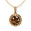 Thumbnail: Galio 18ct Yyellow Gold Diamond & Smokey Quartz Necklace