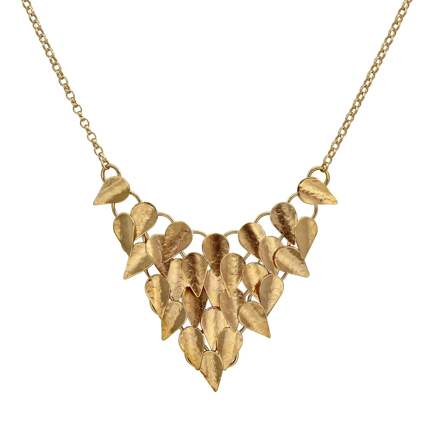 Cara Tonkin Komorebi Large Ivy Necklace Yellow Gold