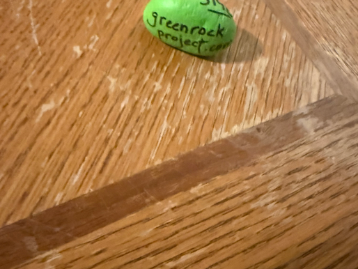Rock 3196 - Found by Francisco in Tucson, AZ at the old main fountain