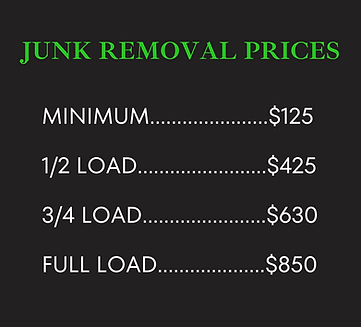 Junk Removal Prices