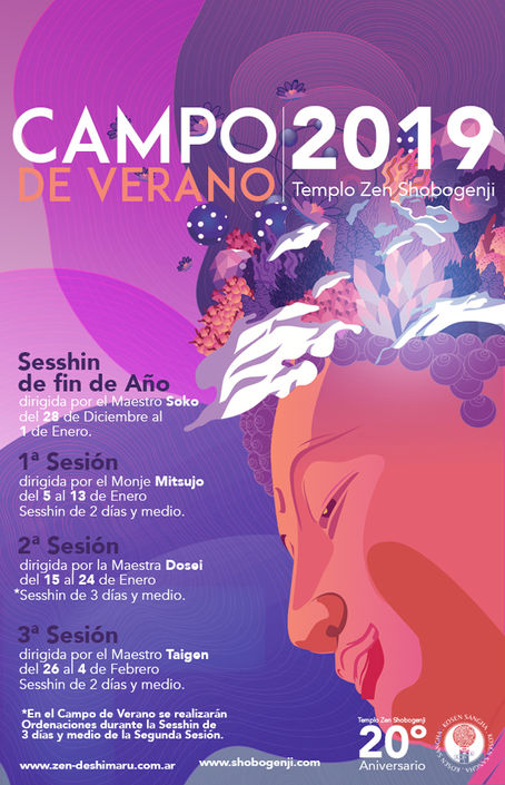 Campo de verano 2019 en el templo zen Shobogenji